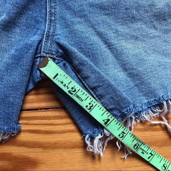 Blank NYC Retro High Waist Denim Shorts, NWT, 25 - Picture 9 of 13